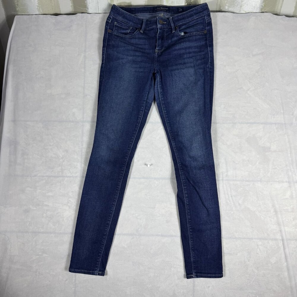 Lucky Brand Women's Skinny Jeans Blue Denim‎ TLA Stretch 5-Pocket Design 6/28 R